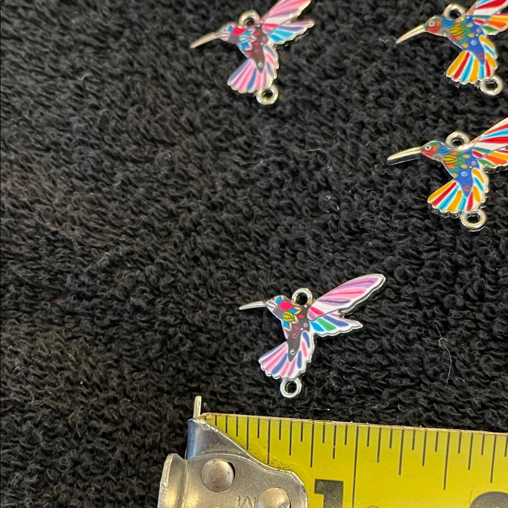 60 Colorful Hummingbird Charms nwt - Picture 10 of 11